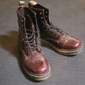 Dr. Martens Dark Leather Boots 9